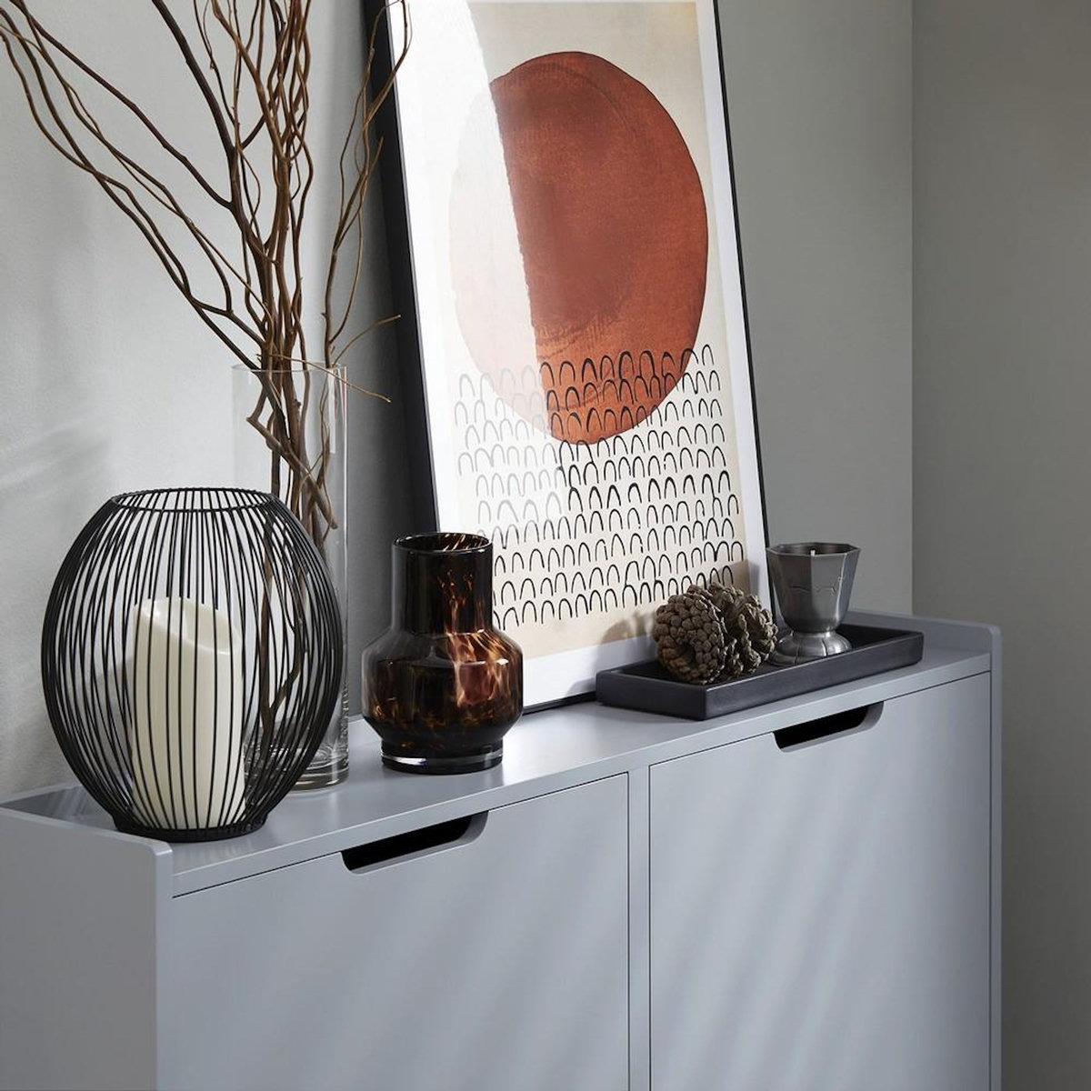 SOBUY SoBuy - Meuble À Chaussures 4 portes - Minimaliste - FSR100