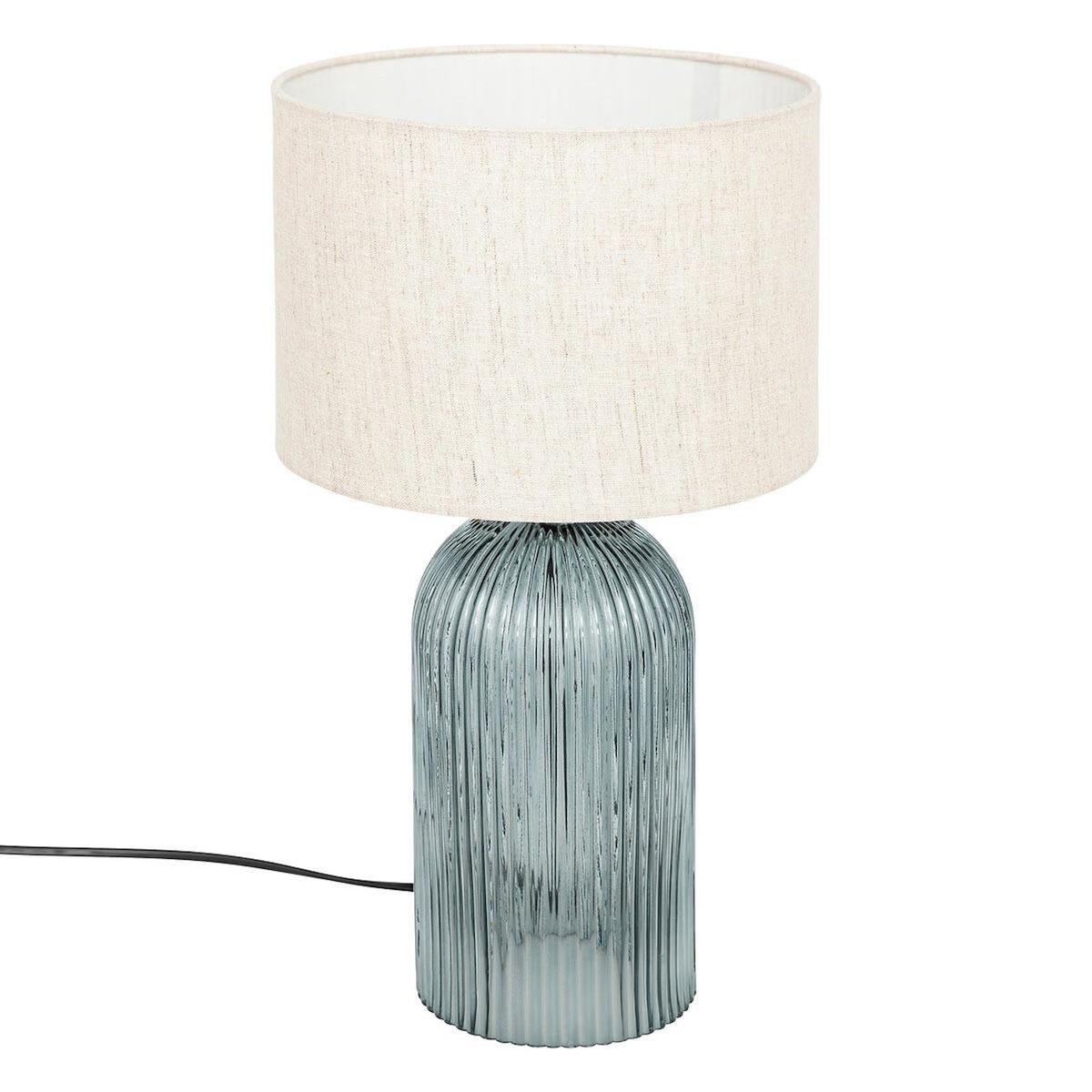 ATMOSPHERA Lampe à Poser en Verre  Mati  42cm Bleu
