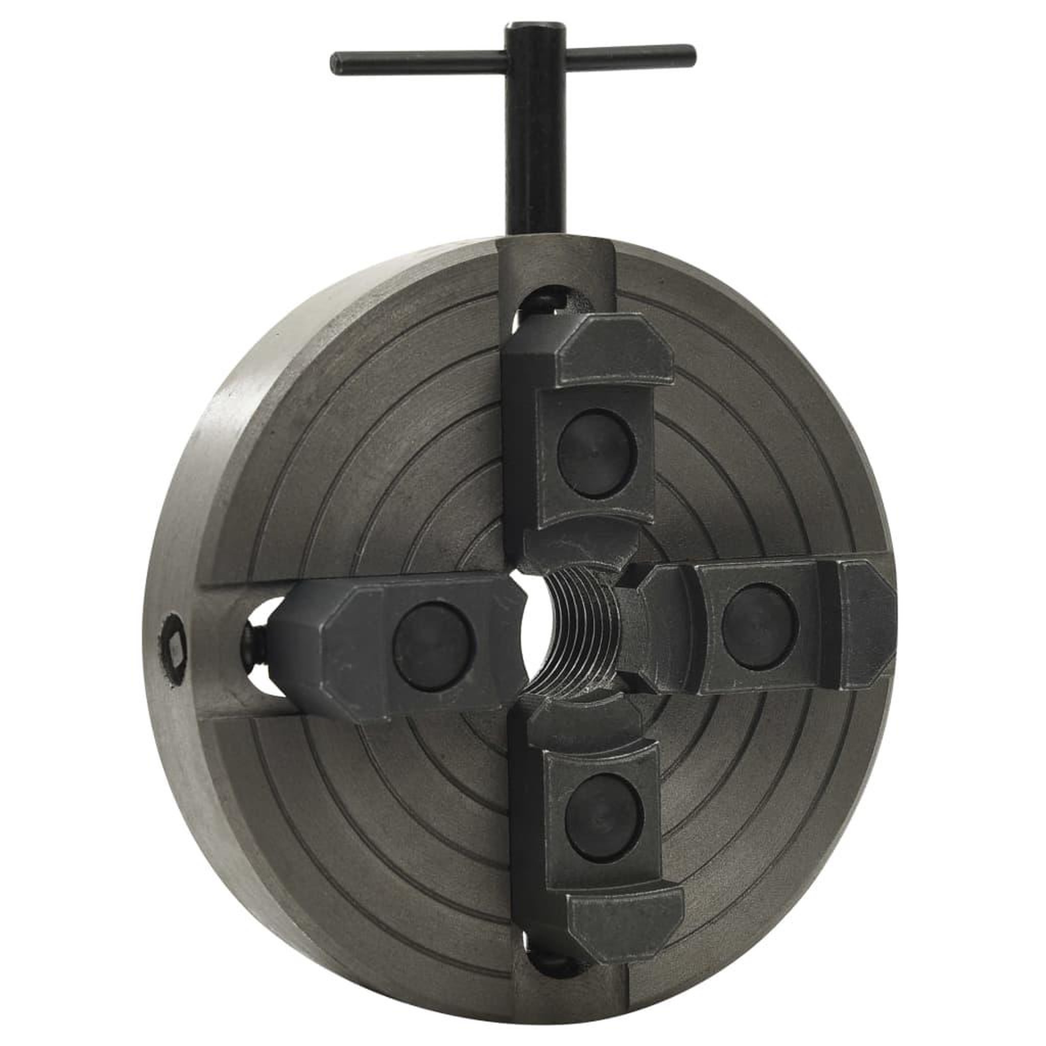 VIDAXL Mandrin a bois a 4 machoires connexion M33 acier noir 150x63 mm