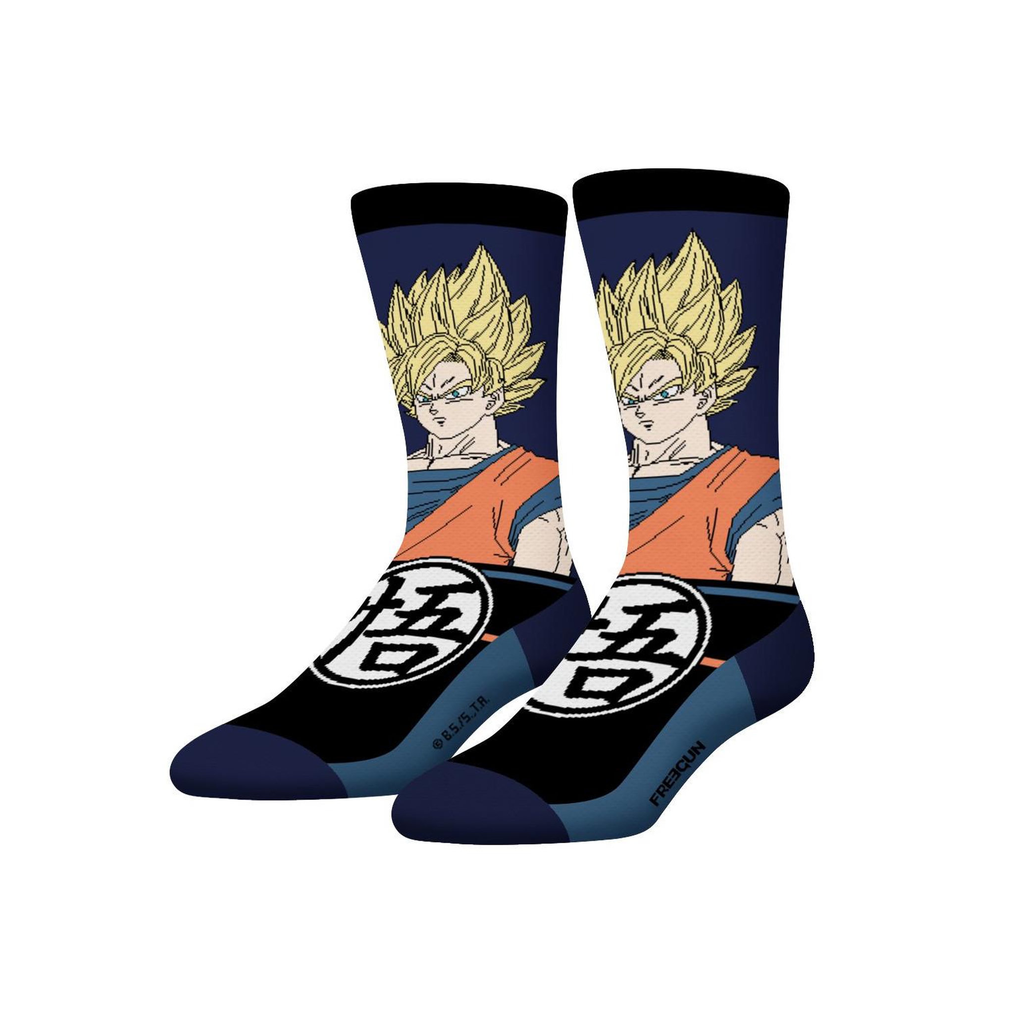 Voir la diapositive 5 : FREEGUN Lot de 4 paires de chaussette homme Dragon Ball Z