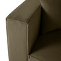 Voir la diapositive 3 : LISA DESIGN Arty - module d'assise gauche - en velours côtelé
