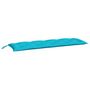 Voir la diapositive 4 : VIDAXL Coussins de banc de jardin lot de 2 turquoise 150x50x7 cm tissu