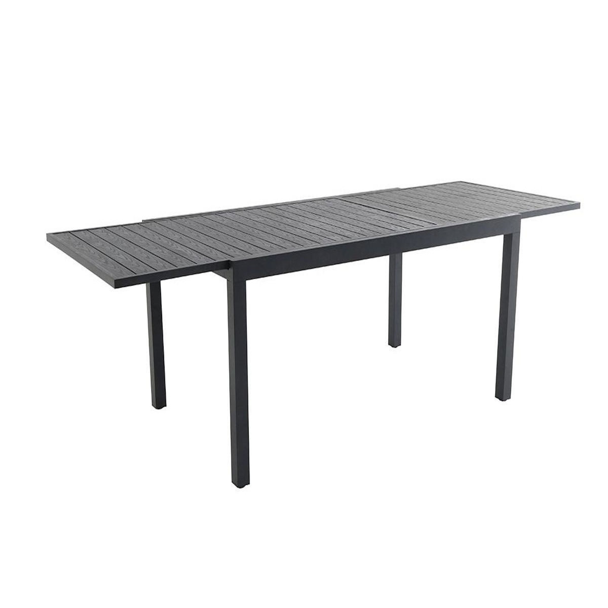 JARDIDECO Table de jardin Lanza extensible en aluminium - Jardideco