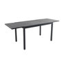 Voir la diapositive 2 : JARDIDECO Table de jardin Lanza extensible en aluminium - Jardideco