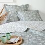 Voir la diapositive 2 : Lovely Casa Couvre lit boutis réversible 240x220 avec 2 taies NOVA