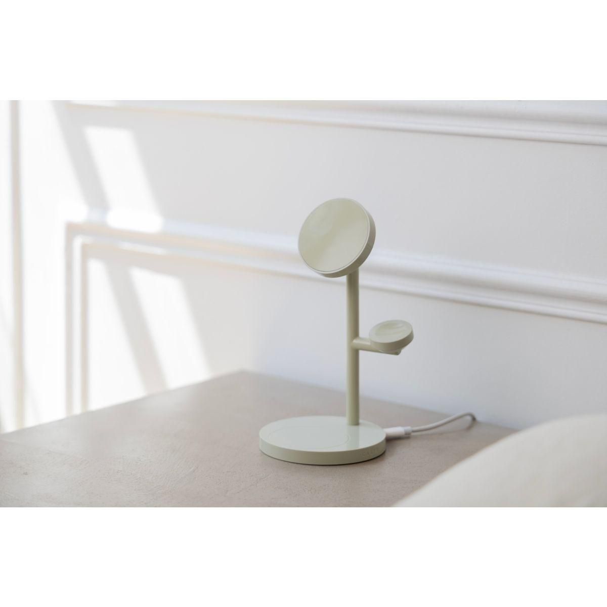 CASYX Chargeur 3 en 1  Charge rapide Qi2 gris