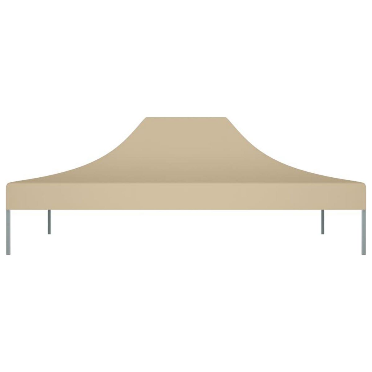 VIDAXL Toit de tente de reception 4,5x3 m Beige 270 g/m^2
