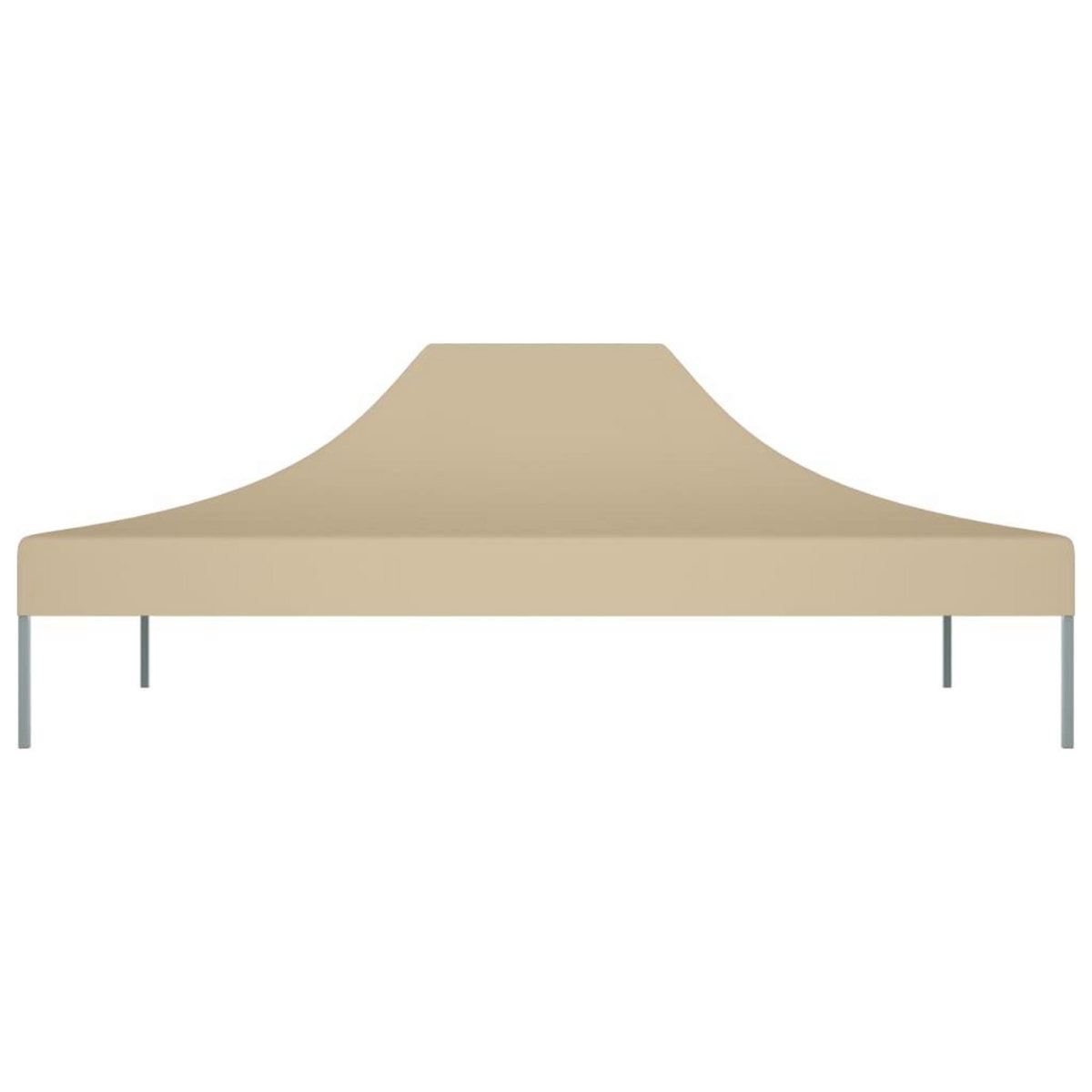 VIDAXL Toit de tente de reception 4,5x3 m Beige 270 g/m^2