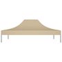 Voir la diapositive 3 : VIDAXL Toit de tente de reception 4,5x3 m Beige 270 g/m^2