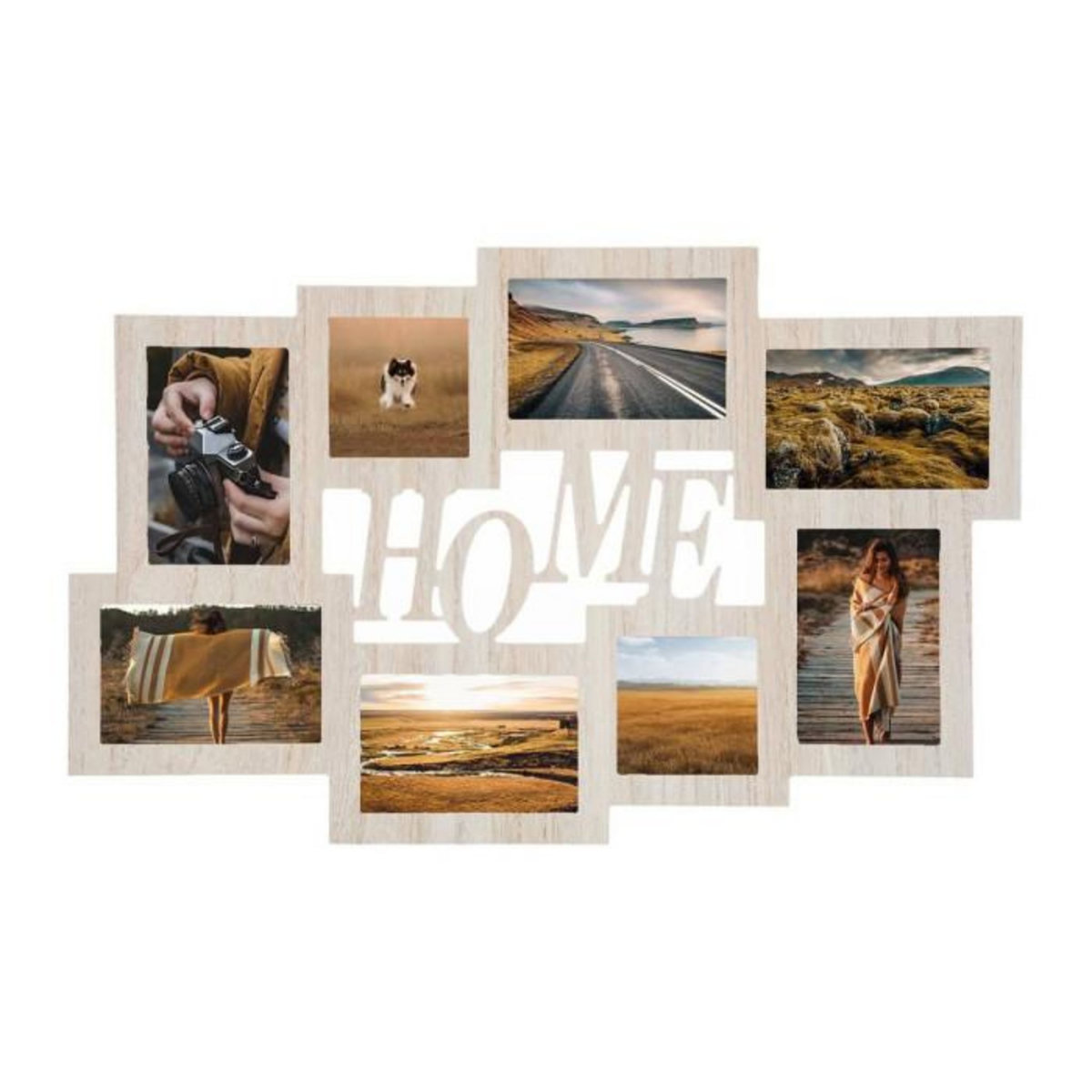 ATMOSPHERA Pêle-Mêle 8 Photos  Maeva  60cm Beige