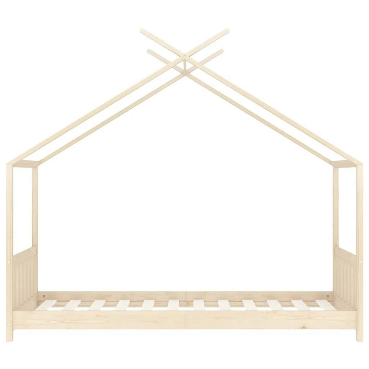 VIDAXL Cadre de lit d'enfant Bois de pin massif 70x140 cm