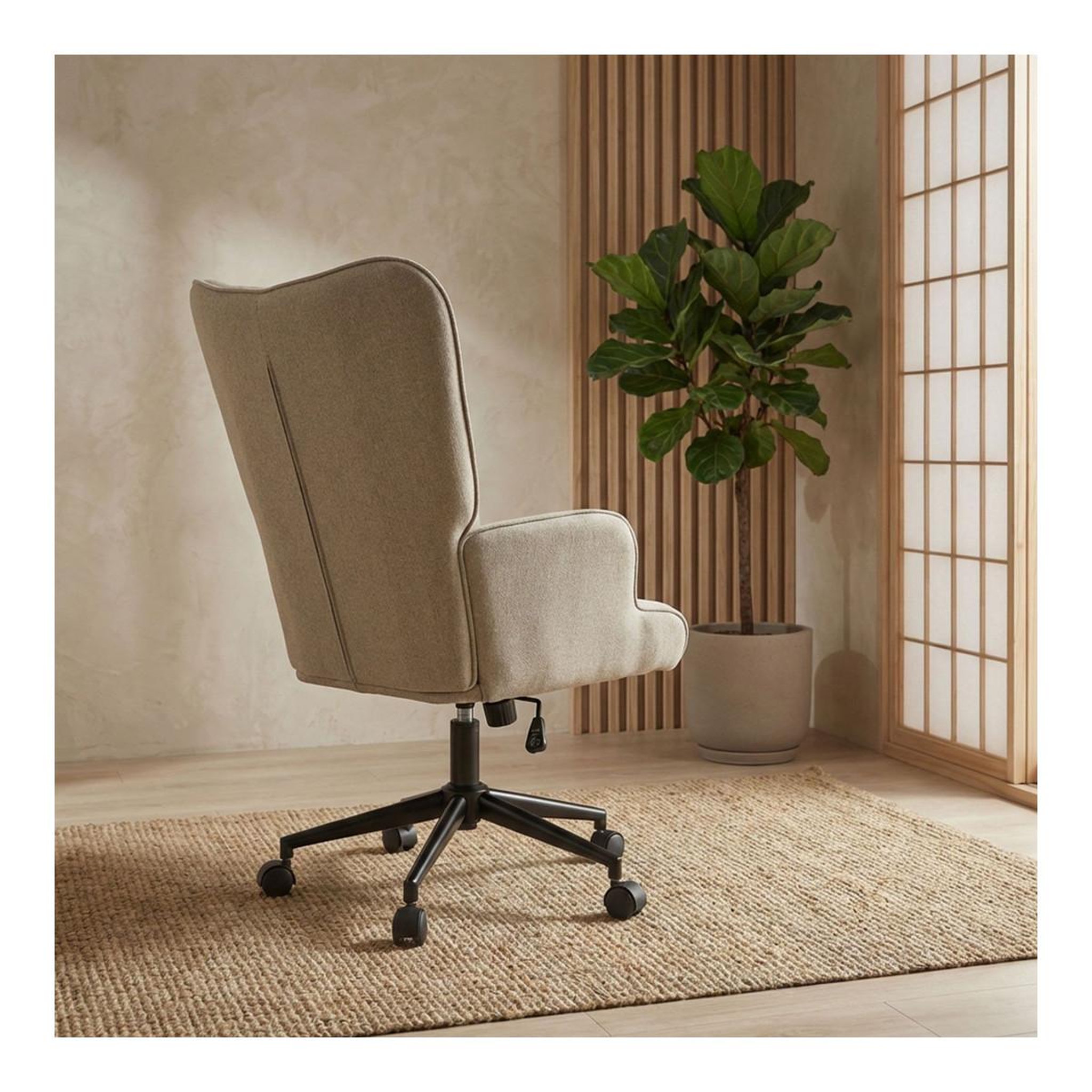 Voir la diapositive 6 : Paris Prix Fauteuil de bureau  verner  96cm taupe clair