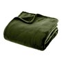 Voir la diapositive 1 : ATMOSPHERA Plaid Doux Uni  Flanel  130x180cm Vert Kaki