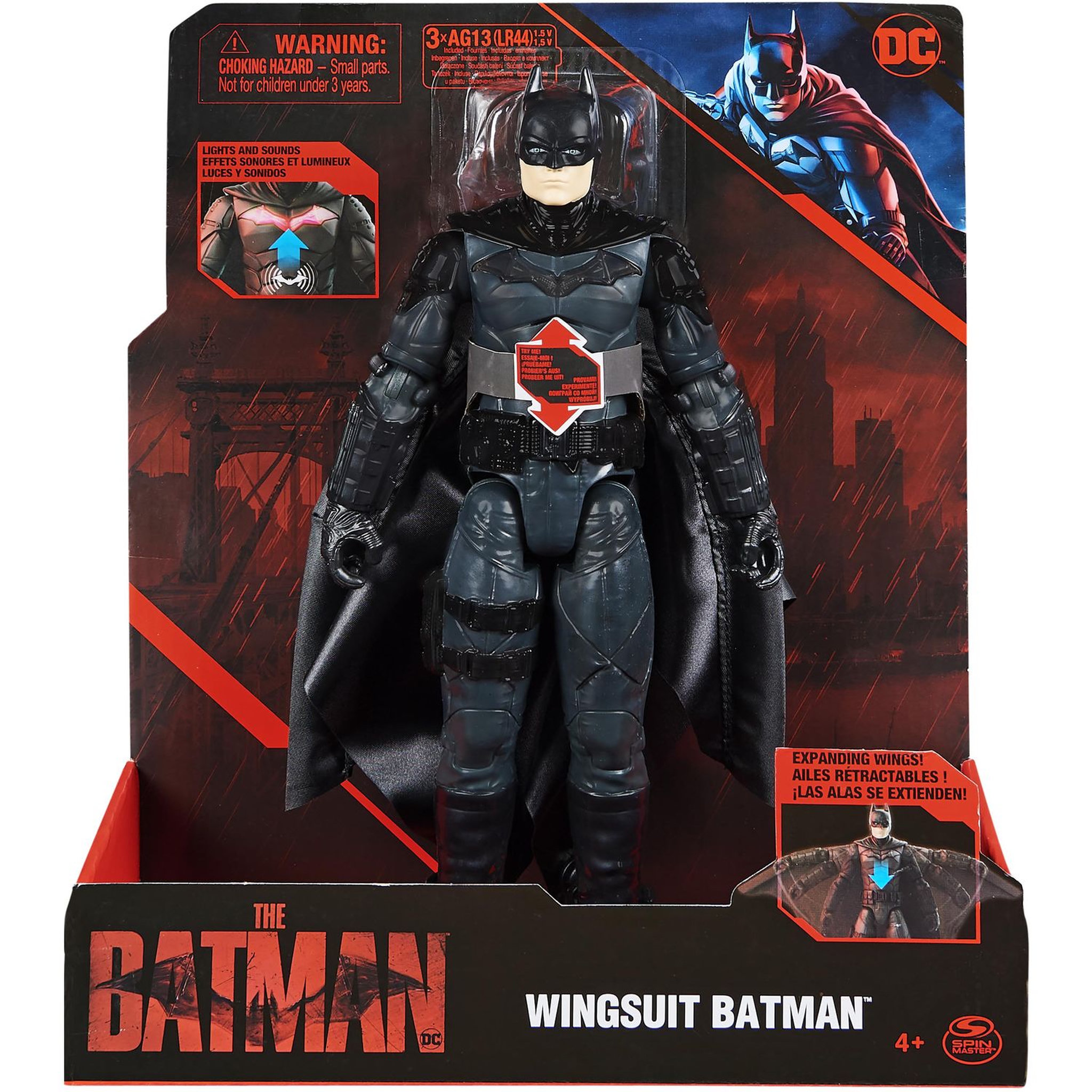 Voir la diapositive 3 : SPIN MASTER Figurine Batman Deluxe 30 cm The Batman Le Film
