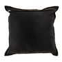 Voir la diapositive 2 : Paris Prix Coussin Déco en Cuir  Zèbre  44x44cm Noir & Blanc