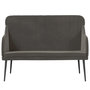 Voir la diapositive 3 : VIDAXL Banc Gris fonce 110x76x80 cm Velours