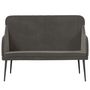 Voir la diapositive 3 : VIDAXL Banc Gris fonce 110x76x80 cm Velours