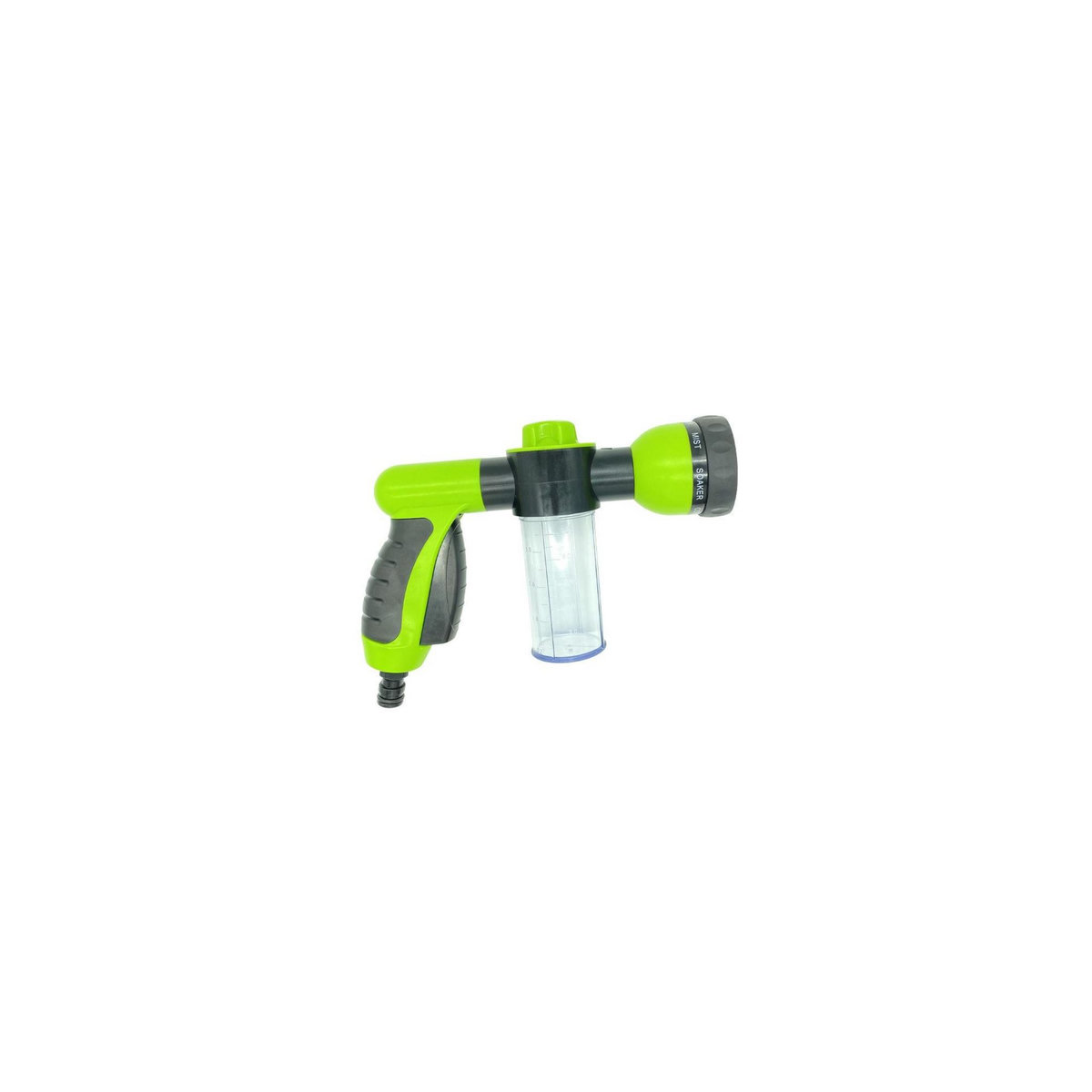 SUAN Pistolet d'arrosage pour jardin - Suan - 9 jets - Avec réservoir savon - Contenance 100 ml