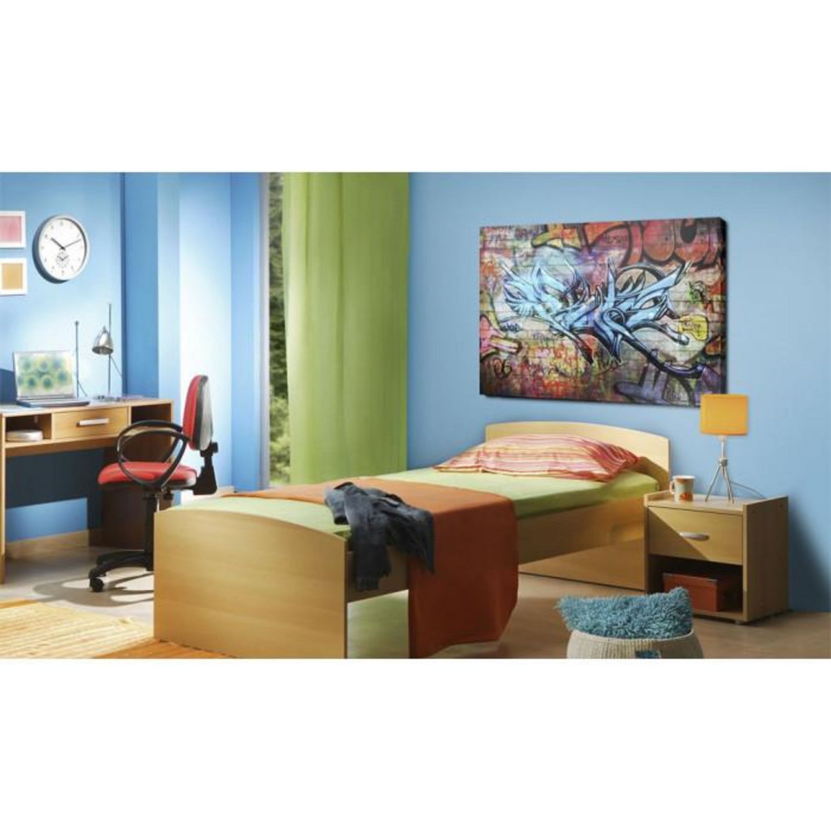 Paris Prix Tableau Imprimé  Anonymous Graffiti