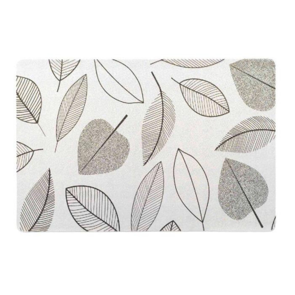 Paris Prix Set de Table Imprimé  Feuillette  30x45cm Noir