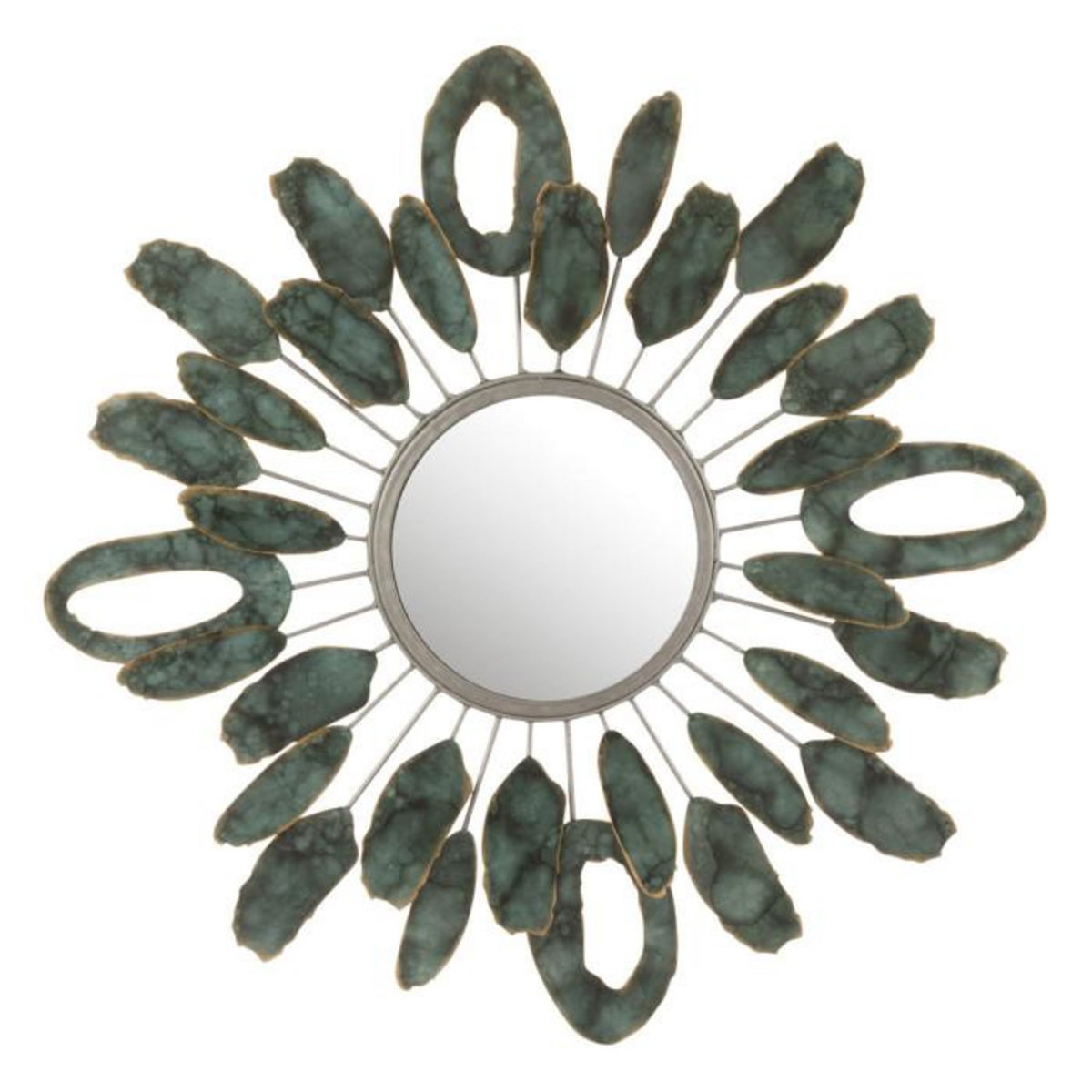 Paris Prix Miroir Mural Design  Morceaux  61cm Vert