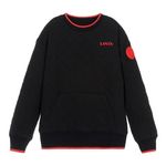 Levi's Sweat  Garçon Levi's 9ED538. Coloris disponibles : Noir