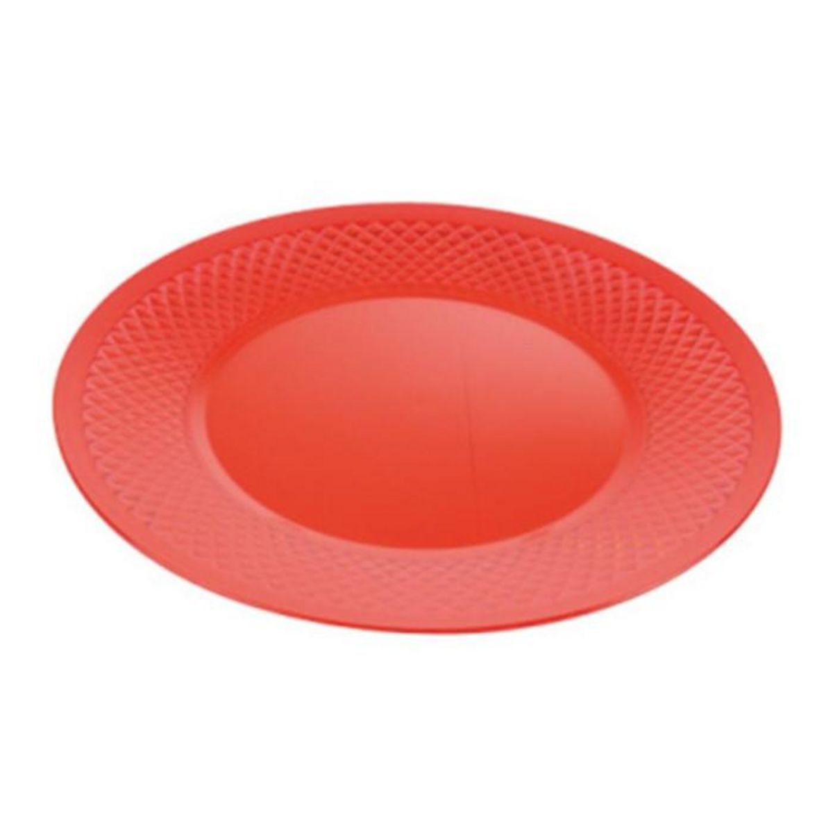 Paris Prix Assiette en Plastique Réutilisable  Vocba  25cm Rouge