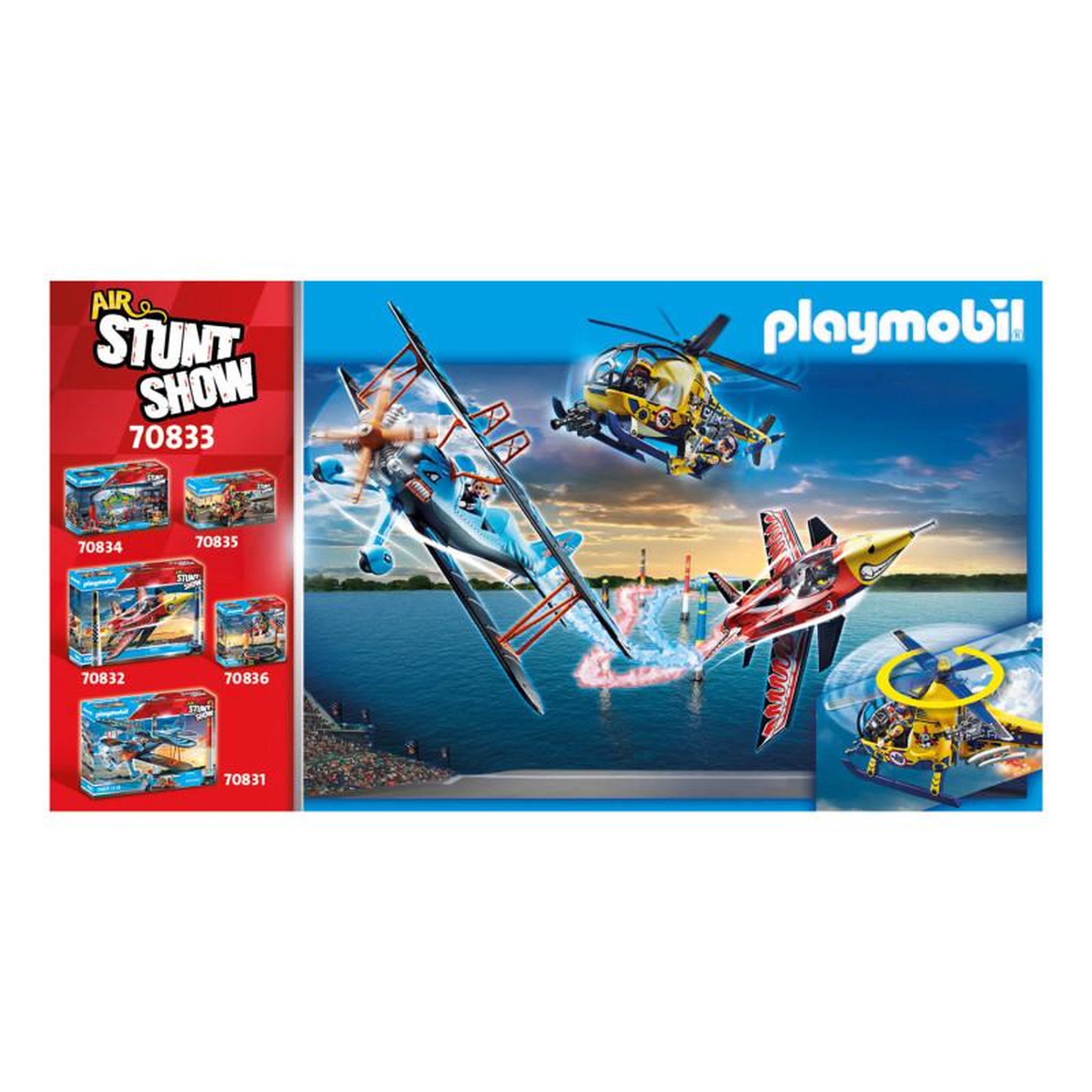 Voir la diapositive 3 : PLAYMOBIL Playmobil Stunt Show 70833 Hélicoptère et équipe de tournage