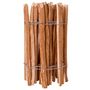 Voir la diapositive 2 : VIDAXL Cloture a piquets Bois de noisetier 60x500 cm