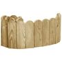 Voir la diapositive 3 : VIDAXL Rouleaux de bordure 2 pcs 120 cm Bois de pin impregne