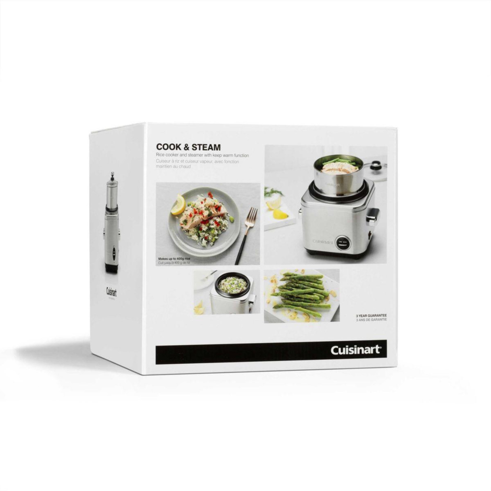 Voir la diapositive 3 : Cuisinart Cuiseur à riz 0,8l 450w - crc400e