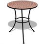 Voir la diapositive 2 : VIDAXL Ensemble de bistro 3 pcs Carreaux ceramiques Terre cuite