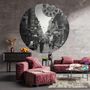 Voir la diapositive 1 : WallArt WallArt Papier peint cercle Hong Kong the Old Days 190 cm