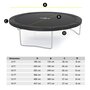 Voir la diapositive 6 : JUMP4FUN Coussin de protection des ressorts pour Trampoline 8FT ø244cm Universel Classique