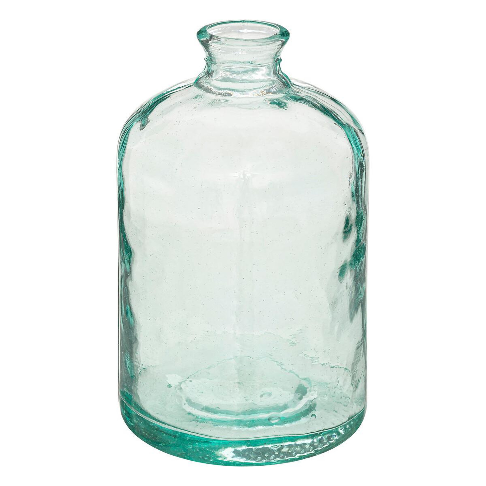 Voir la diapositive 1 : ATMOSPHERA Vase design en verre  imet  32cm transparent