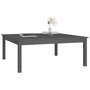 Voir la diapositive 5 : VIDAXL Table basse Gris 100x100x40 cm Bois massif de pin