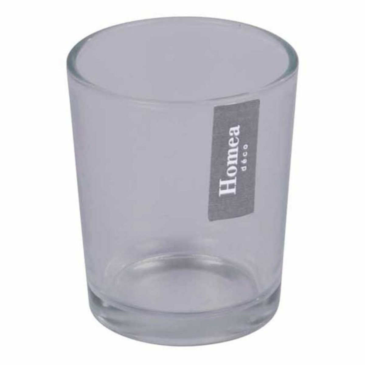 Paris Prix Photophore en Verre Fumé  Glass  6cm Gris