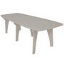 Voir la diapositive 2 : Table de jardin extensible - 8/10 places - Résine - Taupe - LIPARI 2