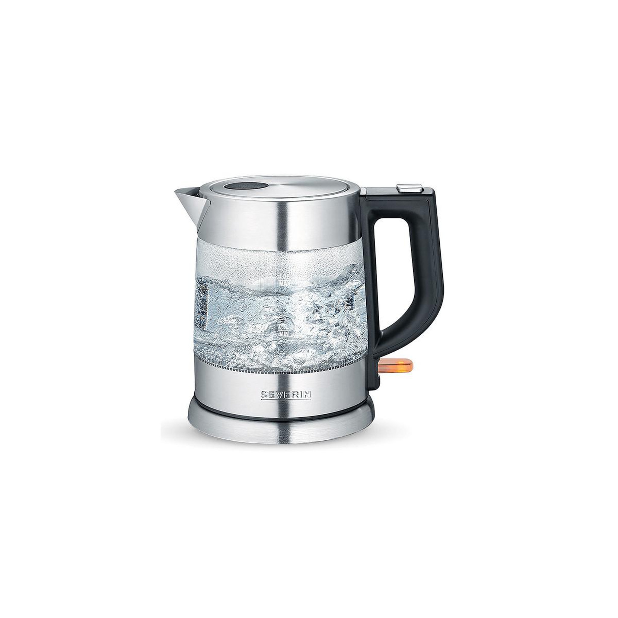 Voir la diapositive 2 : SEVERIN Bouilloire sans fil 1l 2200w verre/inox - WK3468