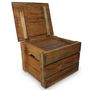 Voir la diapositive 5 : VIDAXL Ensemble de caisse de rangement 2 pcs bois d'acajou massif