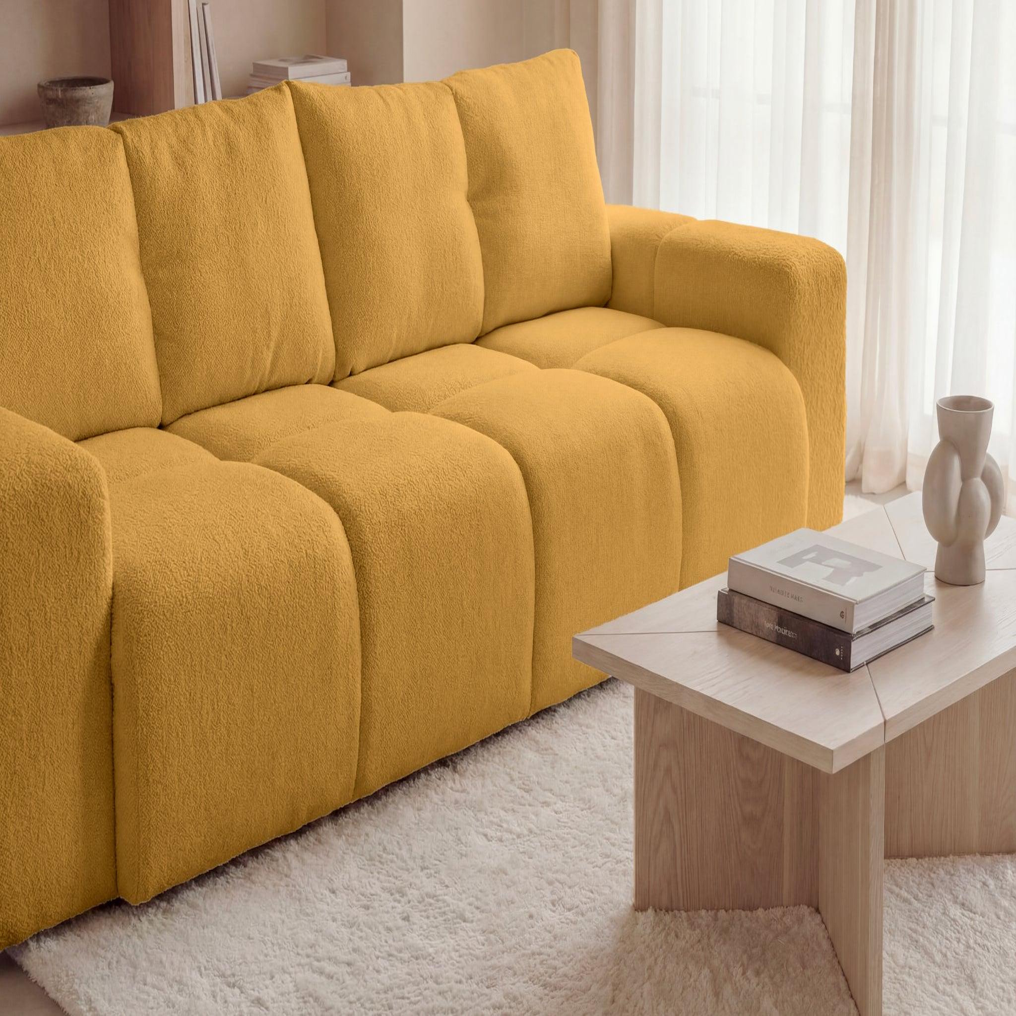 Voir la diapositive 4 : CASANOVA PARIS Constance - canapé droit tissu chenille