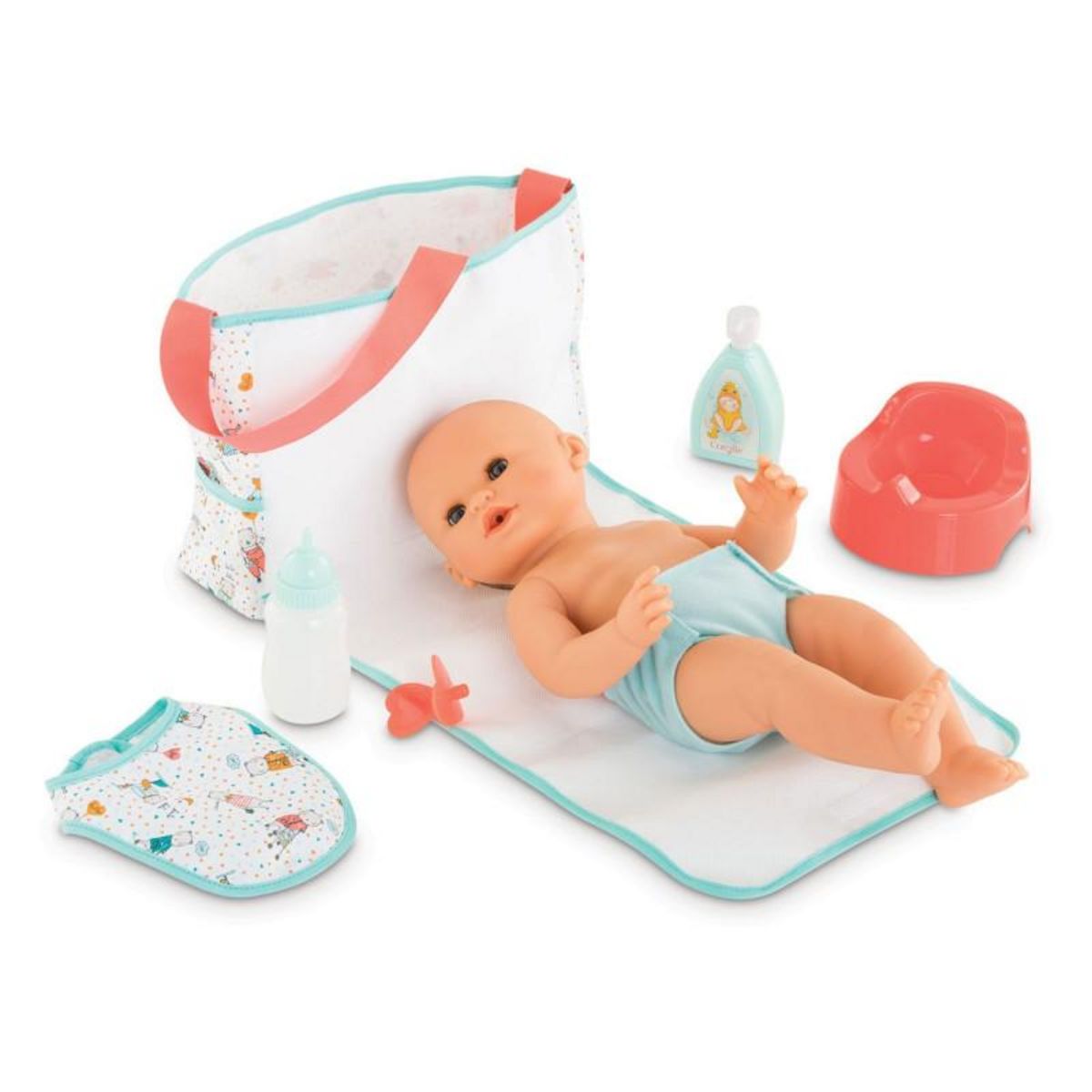 Corolle Sac à Langer et Accessoires pour poupon 36 et 42 cm