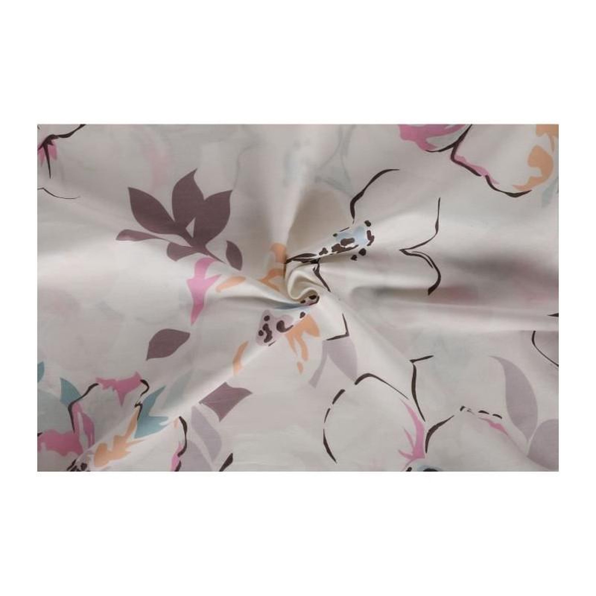 Voir la diapositive 5 : GENERIQUE Parure de lit - 1 housse de couette 220 x 240 cm + 2 taies d'oreiller 60 x 60 cm - 100% coton renforcé - Blanc