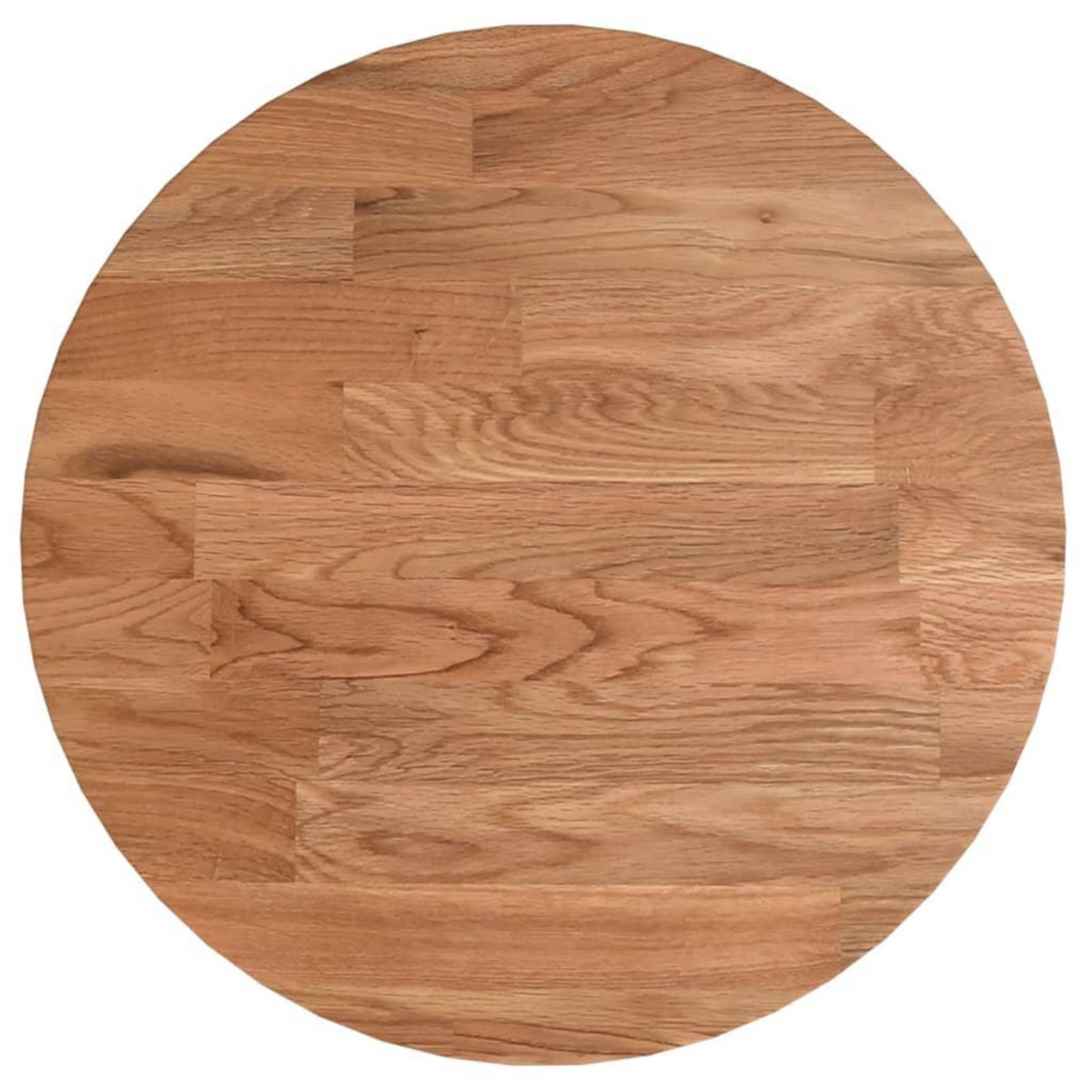 VIDAXL Dessus de table rond Marron clair Ø30x1,5 cm Bois chene traite