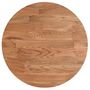 Voir la diapositive 2 : VIDAXL Dessus de table rond Marron clair Ø30x1,5 cm Bois chene traite