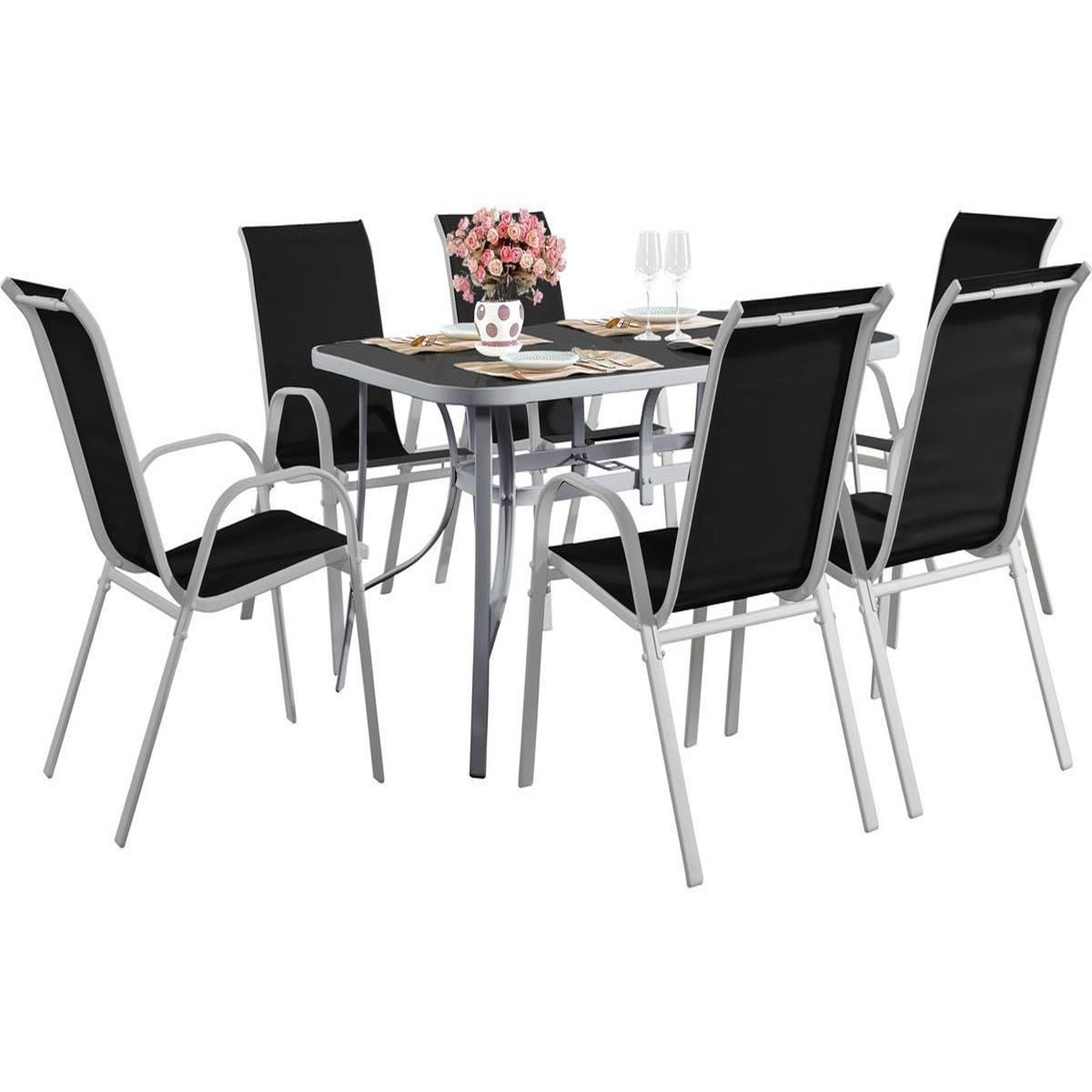 Habitat et Jardin Salon de jardin  Cordoba + Tropic 6 personnes