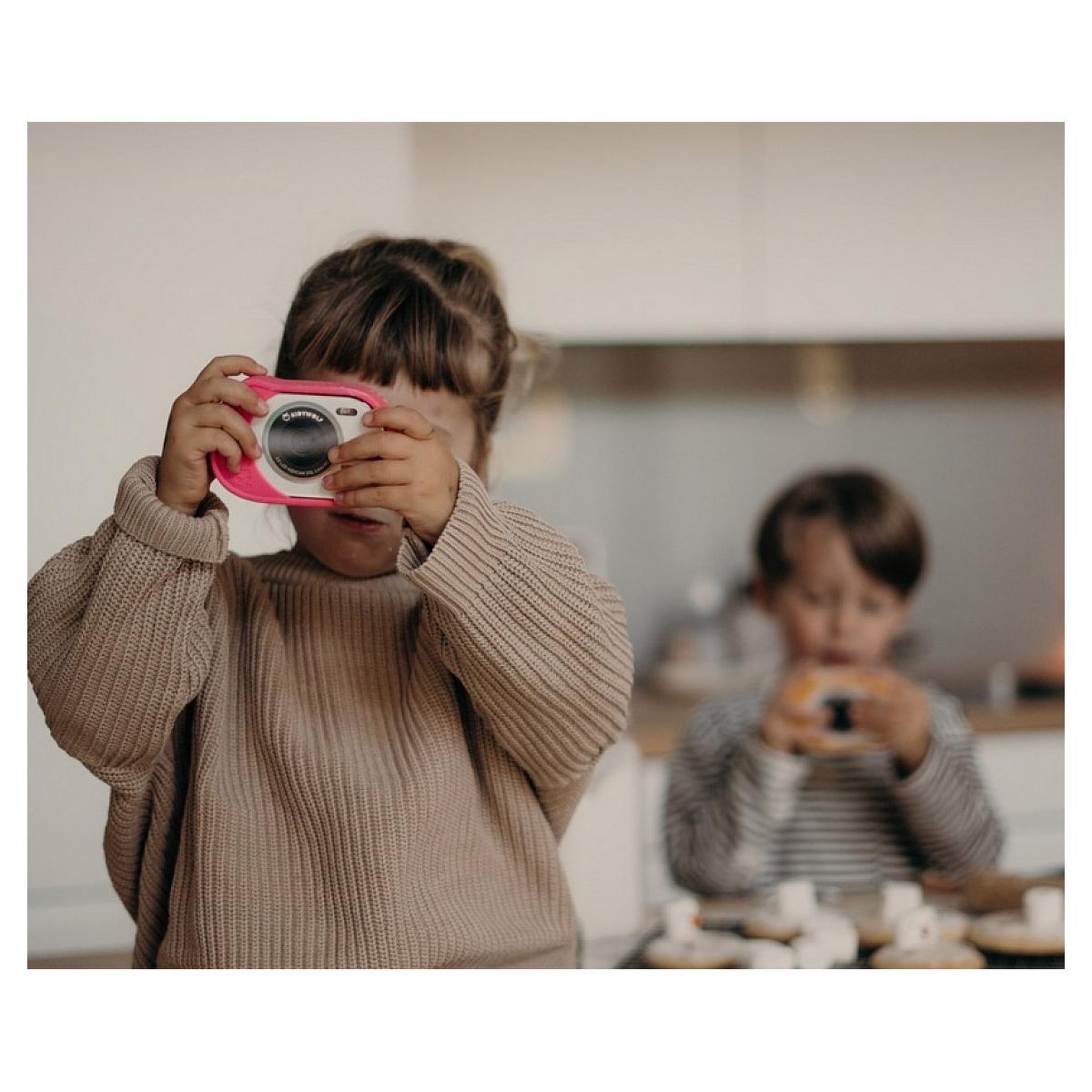 Voir la diapositive 3 : KIDYWOLF KIDYCAM Appareil photo etanche Rose