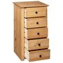 Voir la diapositive 5 : VIDAXL Buffet 46x40x89 cm Pin Gamme Panama