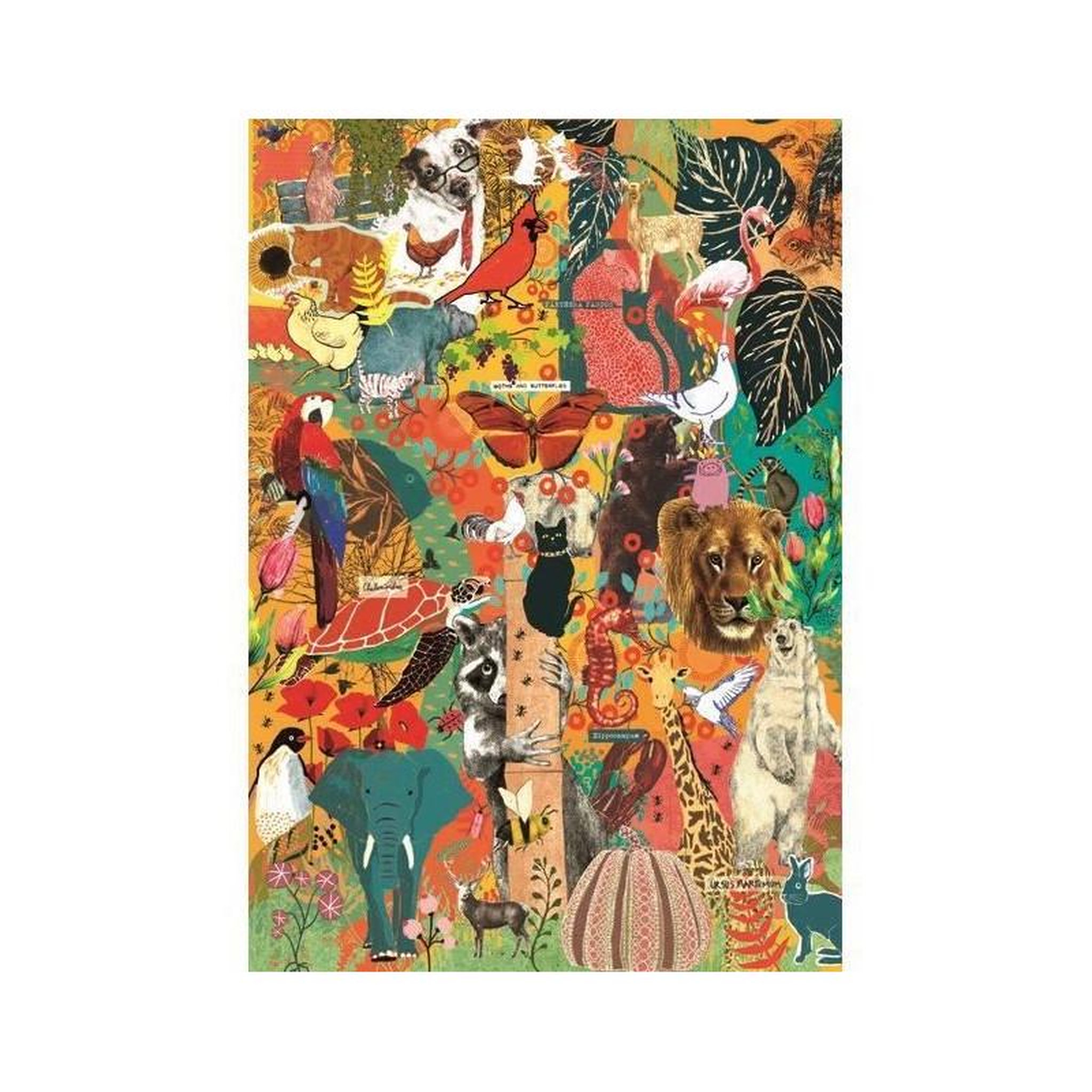 Voir la diapositive 2 : CLEMENTONI Puzzle 1000 pièces More is More – Clementoni – Animaux & Botanique – Adulte – Compact