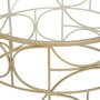 Voir la diapositive 3 : ATMOSPHERA Table basse verre et métal - Doré